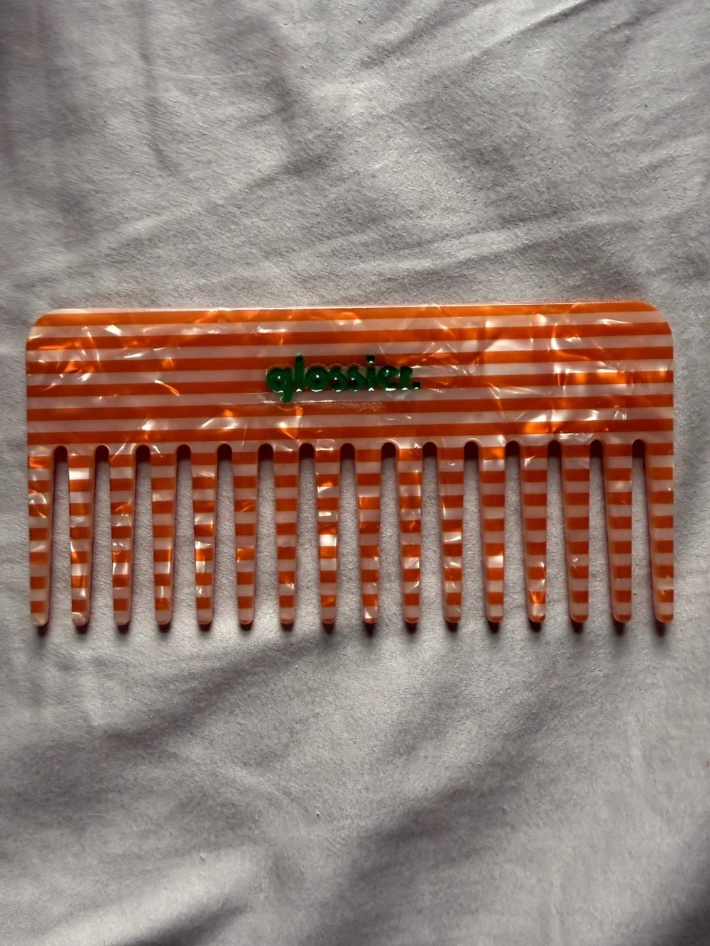 Limited Edition Glossier Summer Collection Hair Comb with Case